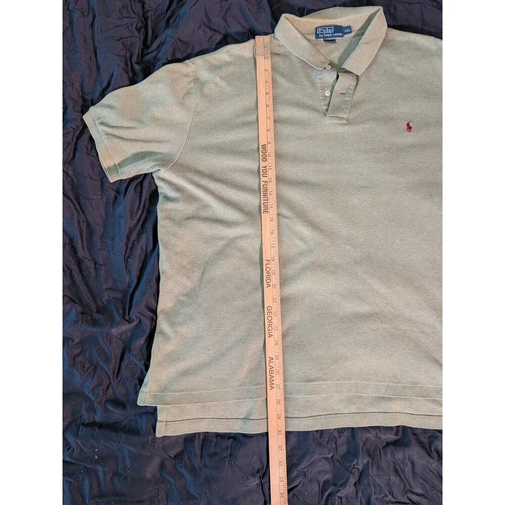 Polo Ralph Lauren Polo Shirt Men's XXL Green Short Sleeve Pony Logo Cotton